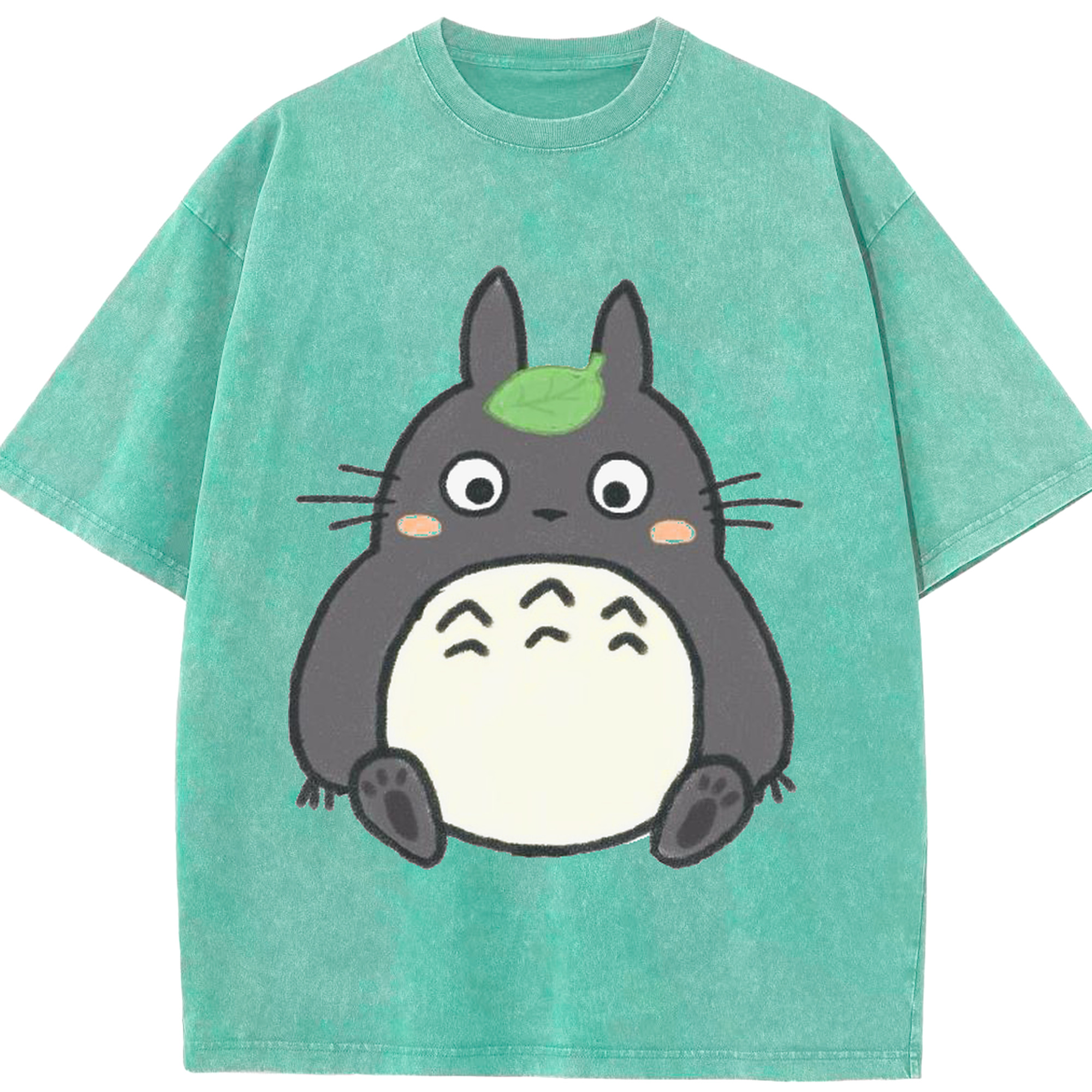 （画像用） となりのトトロ 草壁メイ 草壁サツキ My Neighbor Totoro Satsuki Kusakabe Mei Kusakabe 綿100% ヴィンテージ風 半袖Tシャツ（フロントプリント）